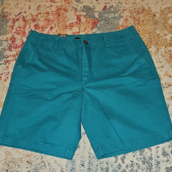 Men's Teal Shorts - Picture 1 of 2